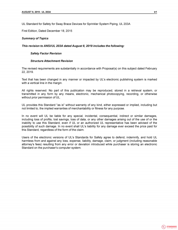 UL 203A PDF UL 203A PDF